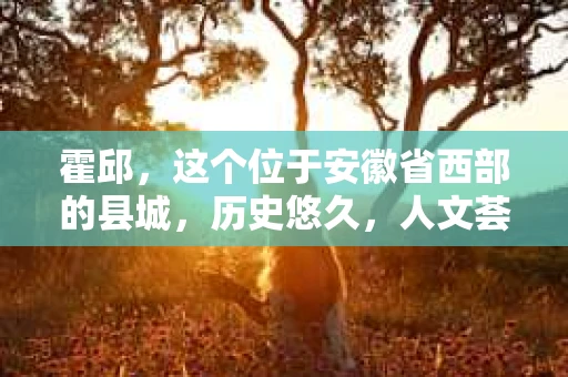 霍邱，这个位于安徽省西部的县城，历史悠久，人文荟萃。在这里，你是否也曾有过这样的疑问：“霍邱有私家侦探吗？”今天，就让我带你一探究竟。