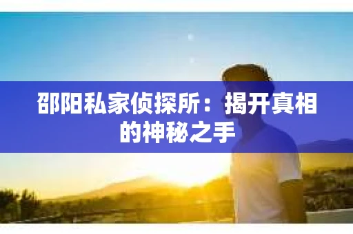 邵阳私家侦探所：揭开真相的神秘之手