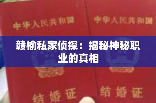赣榆私家侦探：揭秘神秘职业的真相