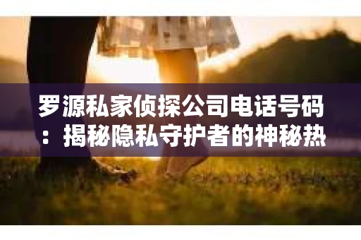罗源私家侦探公司电话号码：揭秘隐私守护者的神秘热线