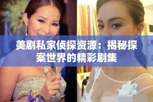 美剧私家侦探资源：揭秘探案世界的精彩剧集