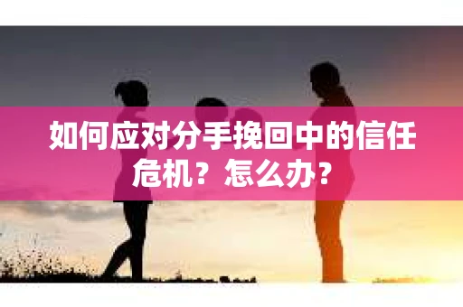 如何应对分手挽回中的信任危机？怎么办？