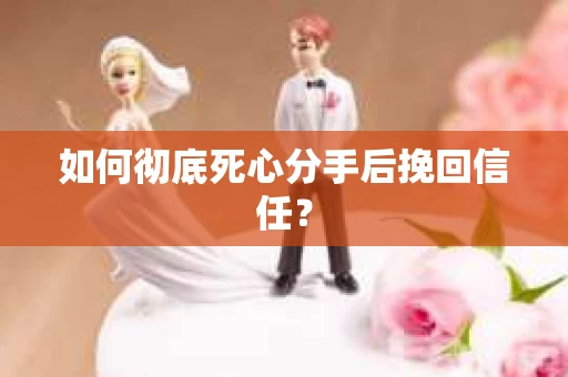 如何彻底死心分手后挽回信任？