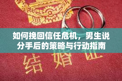 如何挽回信任危机，男生说分手后的策略与行动指南