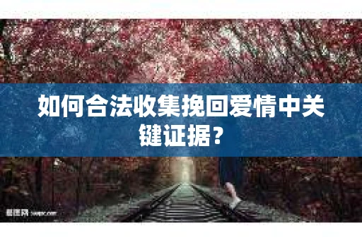 如何合法收集挽回爱情中关键证据？