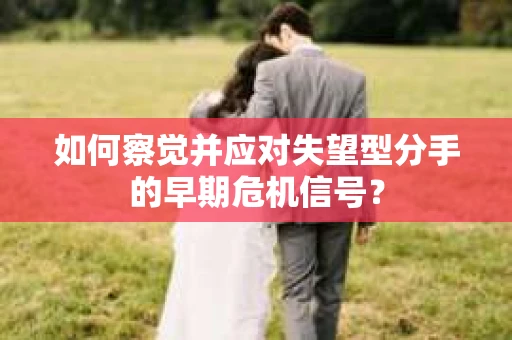 如何察觉并应对失望型分手的早期危机信号？