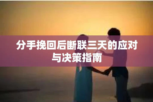 分手挽回后断联三天的应对与决策指南